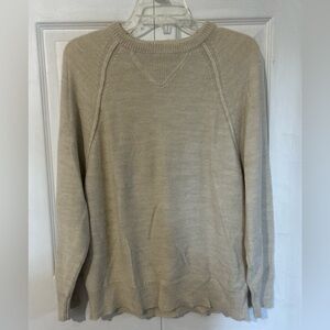 Wilfred Free Beige cream Crewneck Sweater size S
